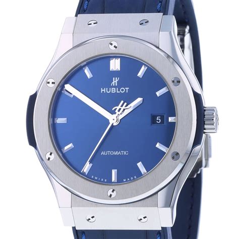 titanium hublot watches for men|hublot classic fusion 42mm titanium.